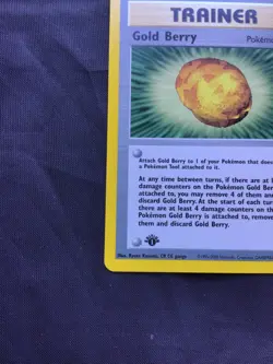 Pokemon Cards: Neo Genesis 1st Edition Uncommon: Gold Berry 93/111 - Image 5