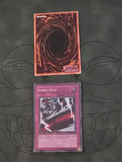 Saber Hole - ABPF-EN073 - Super Rare 1st Edition Yugioh Card - Image 1