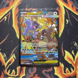 Mega Kangaskhan EX SAR 182/132 Near Mint Pokemon Card English - Image 1