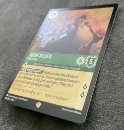 A DISNEY LORCANA FIRST CHAPTER LEGENDARY #82 JOHN SILVER ALIEN PIRATE FOIL CARD. - Image 4