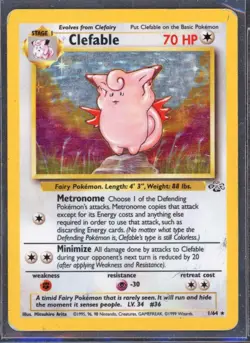 Pokemon Cards - Clefable 1/64 - Jungle Set - eBay Live Sun 12th 6:30pm - Image 1
