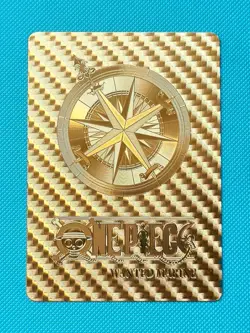 CHOPPER ONE PIECE OP LUFFY CARTE CARD HOLO PRISM FLASH FOIL MANGA ANIME GOLD - Image 4