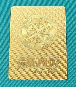 CHOPPER ONE PIECE OP LUFFY CARTE CARD HOLO PRISM FLASH FOIL MANGA ANIME GOLD - Image 5