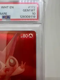 PSA 10 Victini 172/086 White Flare Pokemon Card TCG Gem Mint - Image 5