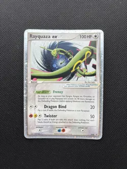 Pokemon Card Rayquaza EX 039 Holo Black Star Promo - Image 1