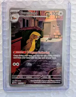 Gumshoos 153/132 Me01: Mega Evolution Holo Trump Card - Image 3