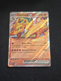 Charizard ex 161 Sv: Scarlet & Violet Promo Card Holo Rare Pokemon TCG NM - Image 1