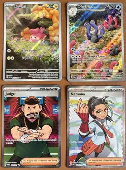 Pokemon TCG - Paldean Fates 8 Card Full Art Trainer and Illustration Rare Bundle - Image 3