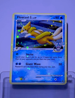 2009 Pokemon FLOATZEL Rising Rivals HOLO BLEED Misprint ERROR Card 4/111 SWIRL - Image 2