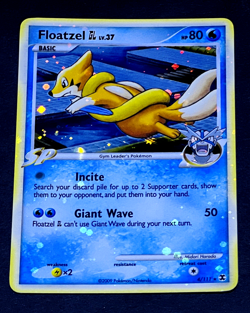 2009 Pokemon FLOATZEL Rising Rivals HOLO BLEED Misprint ERROR Card 4/111 SWIRL - Image 4