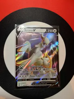 Arceus V 122/172 Sword & Shield Brilliant Stars Rare Holo Pokemon Card MINT - Image 1