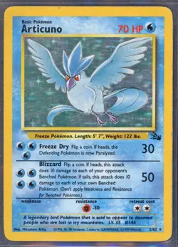 Pokemon Cards - Articuno 2/62 - Fossil Set - eBay Live Sun 12th 6:30pm - Image 1