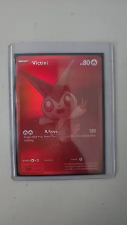 Red Victini Black Bolt 171/086 Pokemon Card English Near Mint - Image 1