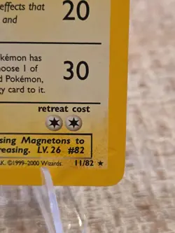 Pokemon 2000 Team Rocket Dark Magneton Holo Card 11/82 Excellent Condition NM-MT - Image 2
