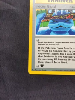 Pokemon Cards: Neo Genesis 1st Edition Rare: Focus Band 86/111 - Image 5