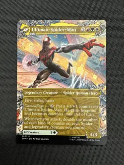 MTG Spider-Man Miles Morales Borderless Non Foil English - Image 2