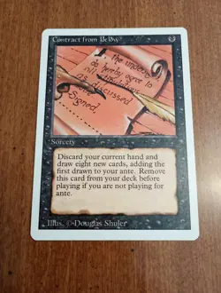 1994 Magic: The Gathering - Revised(3rd) - CONTRACT FROM BELOW - Rare - NM - Image 1