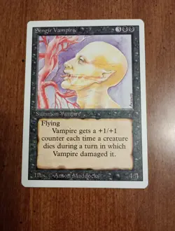 1994 Magic: The Gathering - Revised(3rd) - SENGIR VAMPIRE - Uncommon - NM - Image 1
