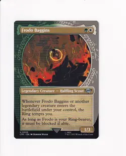 2023 MTG MAGIC THE GATHERING LORD OF THE RINGS SHOWCASE FRODO BAGGINS (AHD) - Image 1