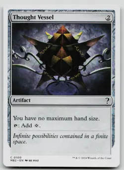 Thought Vessel (White Border) C Mystery Booster 2 100 NM - Image 1