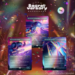 MTG Secret Lair Mycosynthwave [SEALED RAINBOW FOIL] Magic the Gathering - Image 2