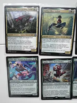 MTG Magic the Gathering TCG Karten Marvel Spider-man Deutsch 7 Karten - Image 2