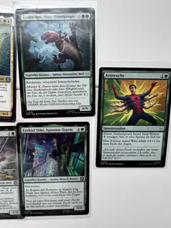 MTG Magic the Gathering TCG Karten Marvel Spider-man Deutsch 7 Karten - Image 3