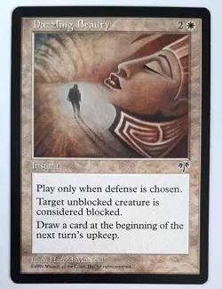 ►DAZZLING BEAUTY ►MIRAGE 1996 ►WHITE ►NM ►MAGIC THE GATHERING ►TRUGBILDER ►MTG - Image 1