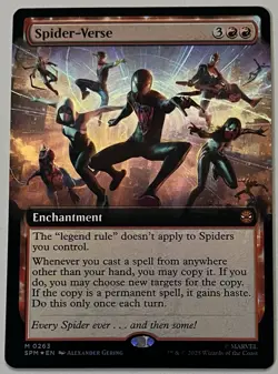 MTG Marvel’s Spider-Man Spider-Verse Enchantment MYTHIC FOIL #0263 - Image 1
