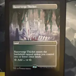 Razorverge Thicket (Borderless) Phyrexia: All Will Be One Regular - Image 1