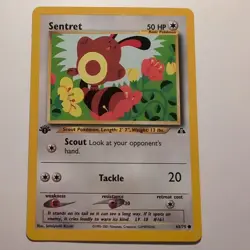 Sentret - Pokemon TCG Karte - Neo Discovery 1. Edition - 63/75 - 1999 - English - Image 1