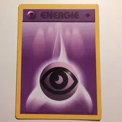 Psycho-Energie - Pokemon TCG Karte - Base Set 1. Edition 101/102, 1999 - Deutsch - Image 1