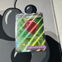 Pokemon TCG Air Balloon Full Art Ultra Rare 166/132 Mega Evolution EN - Image 1