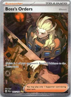 Pokemon TCG Boss’s Orders Scarlet & Violet - Paldea Evolved 265/193 Holo Special - Image 1