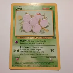 Owei / Exeggcute - Pokemon TCG Karte - Dschungel / Jungle - 52/64 - 1999 Deutsch - Image 1