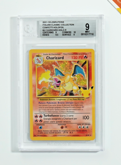 Pokemon BGS 9 Charizard #4 Holo Gran Festa Collezione Classica 2021 Italiano - Image 1
