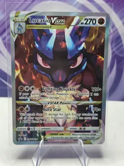 Pokemon TCG Lucario VSTAR Full Art SWSH291 SWSH: Sword & Shield Black Star Promo - Image 1