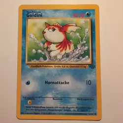Goldini / Goldeen - Pokemon TCG Karte, Dschungel / Jungle - 53/64 - 1999 Deutsch - Image 1