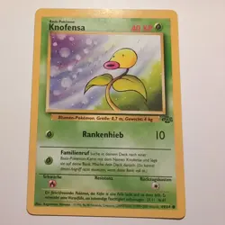 Knofensa / Bellsprout - Pokemon TCG Karte Dschungel / Jungle 49/64 1999 Deutsch - Image 1