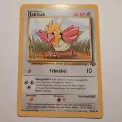 Habitak / Spearow - Pokemon TCG Karte - Dschungel / Jungle - 62/64 1999 Deutsch - Image 1