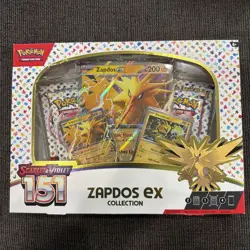Zapdos EX 151 Collection Box - Scarlet & Violet Pokemon TCG - SEALED - Image 1