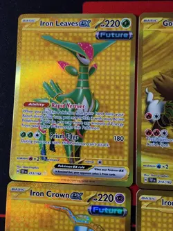 Pokemon Temporal Forces Lot of 6 Gold Full Art Hyper Rares - Image 2