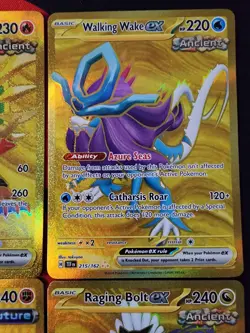 Pokemon Temporal Forces Lot of 6 Gold Full Art Hyper Rares - Image 4