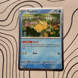 Pokemon TCG Psyduck 007 Black Star Promo Mega Evolutions - Image 1