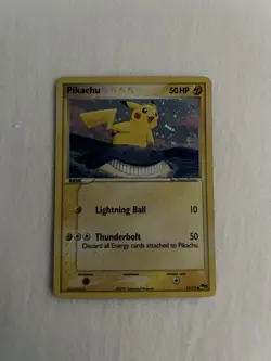 2007 Pokemon - Pikachu 12/17 POP Series 5 Holo With Single Swirl - (Not Graded) - Image 1