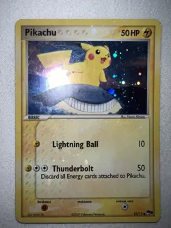 2007 Pokemon - Pikachu 12/17 POP Series 5 Holo With Single Swirl - (Not Graded) - Image 4
