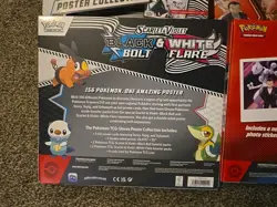 Pokemon Black Bolt & White Flare Poster Collection & Team Rocket Mewtwo Ex Box - Image 4