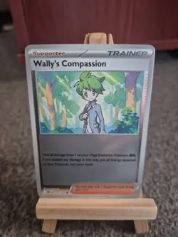 Wally's Compassion 132/132 - Reverse Holo - Pokemon TCG: Mega Evolution - NM - Image 1