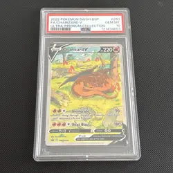 PSA 10 Charizard v SWSH260 Gem Mint UPC Black Star Promo Pokemon - Image 1