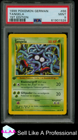 TANGELA 1ST EDITION POKEMON GERMAN 1999 66 PSA 9 - Image 1